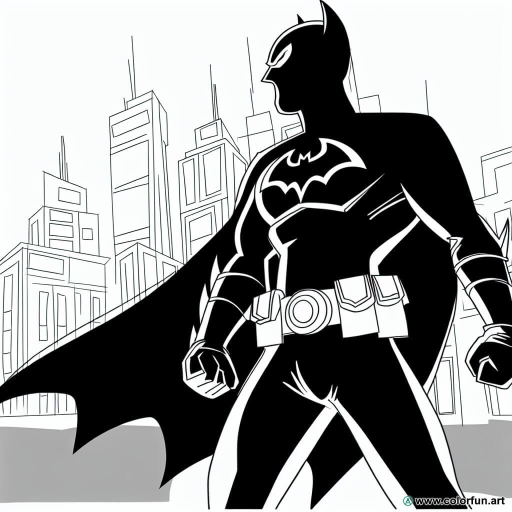 coloriage batman dark knight