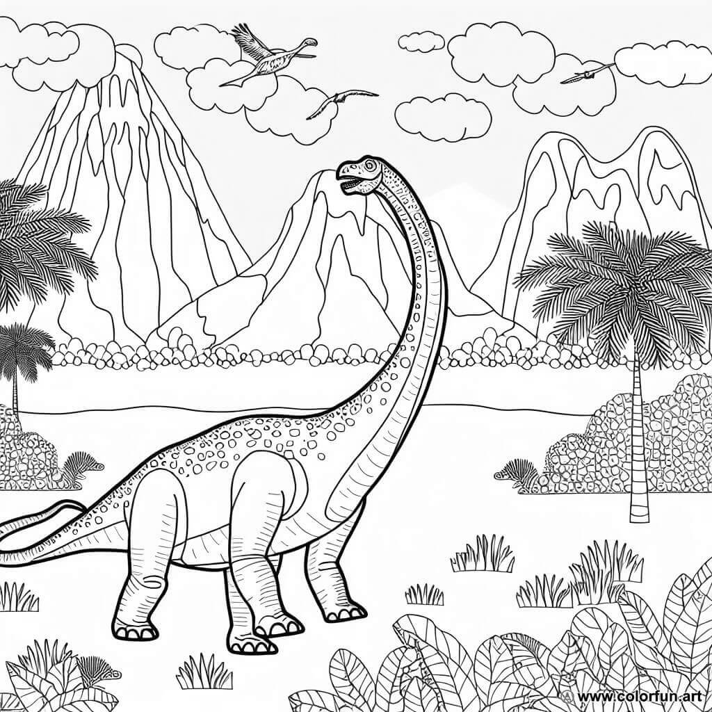 coloriage dinosaure jurassic world