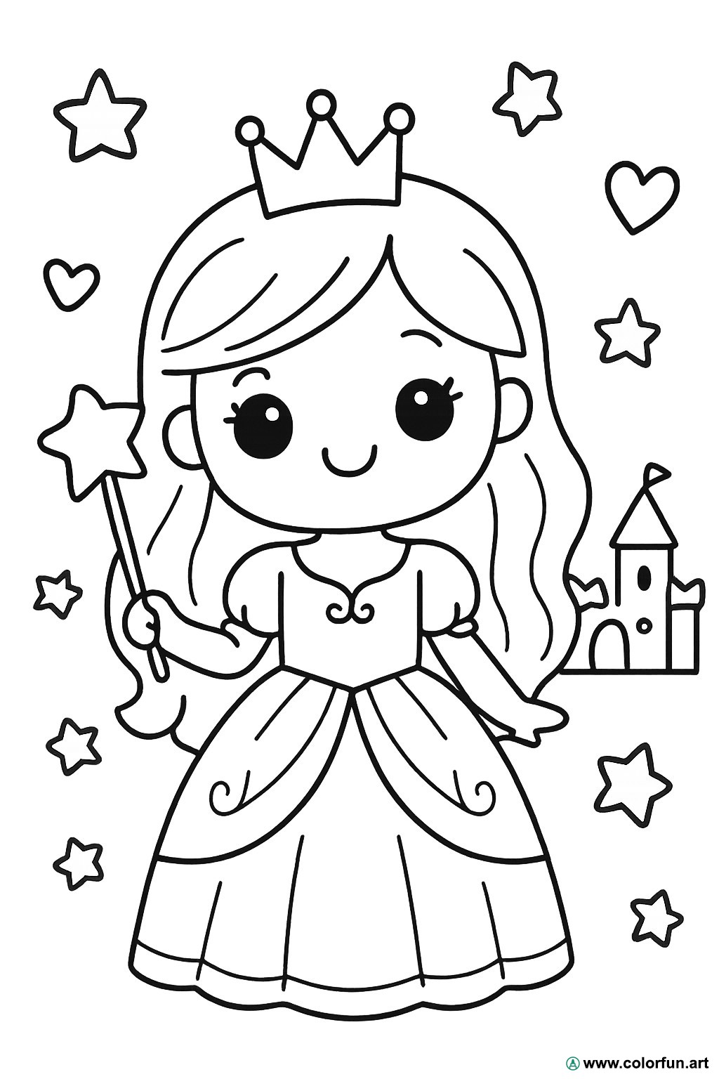 coloriages-princesse-halloween-pour-enfants-coloriage-de-princesse