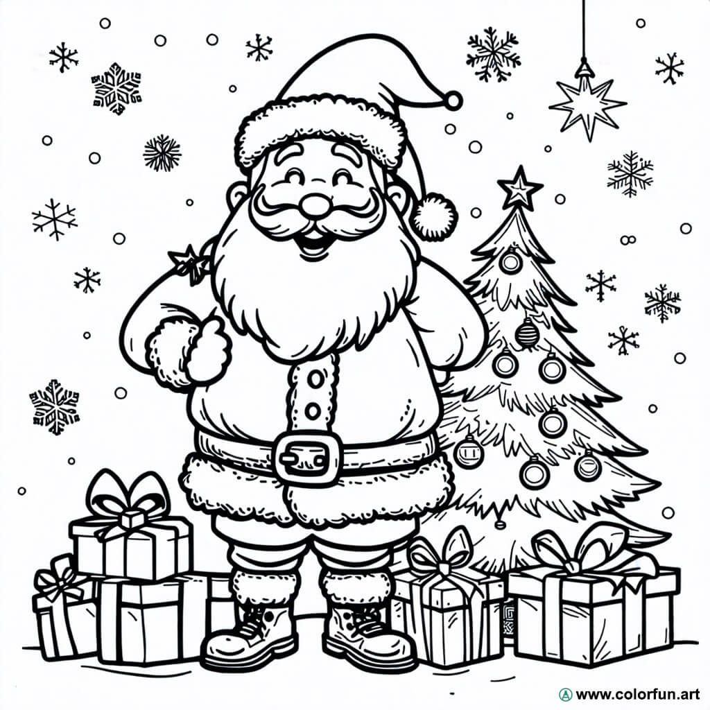 Coloriage Nol Maternelle