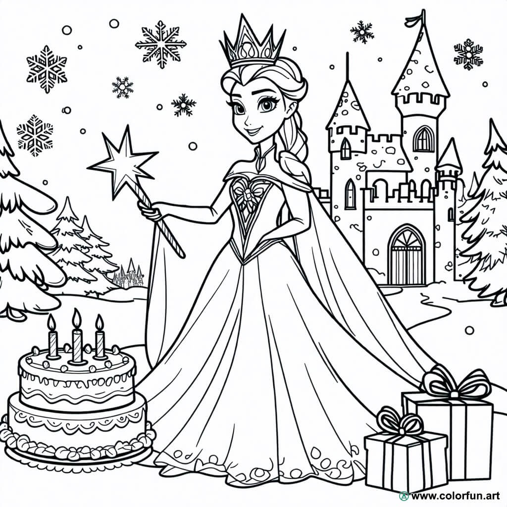 Coloriage De La Reine Des Neiges Pour Un Anniversaire T l charger Ou coloriage-de-la-reine-des-neiges-pour-un-anniversaire-t-l-charger-ou