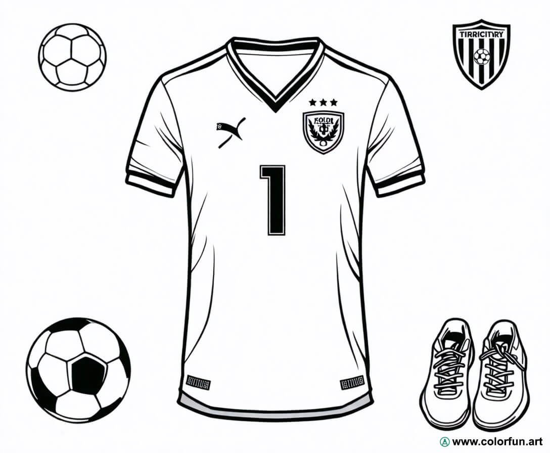 Coloriage Du Maillot De Foot D un Joueur T l charger Ou Imprimer Coloriage Du Maillot De Foot D un Joueur T l charger Ou Imprimer