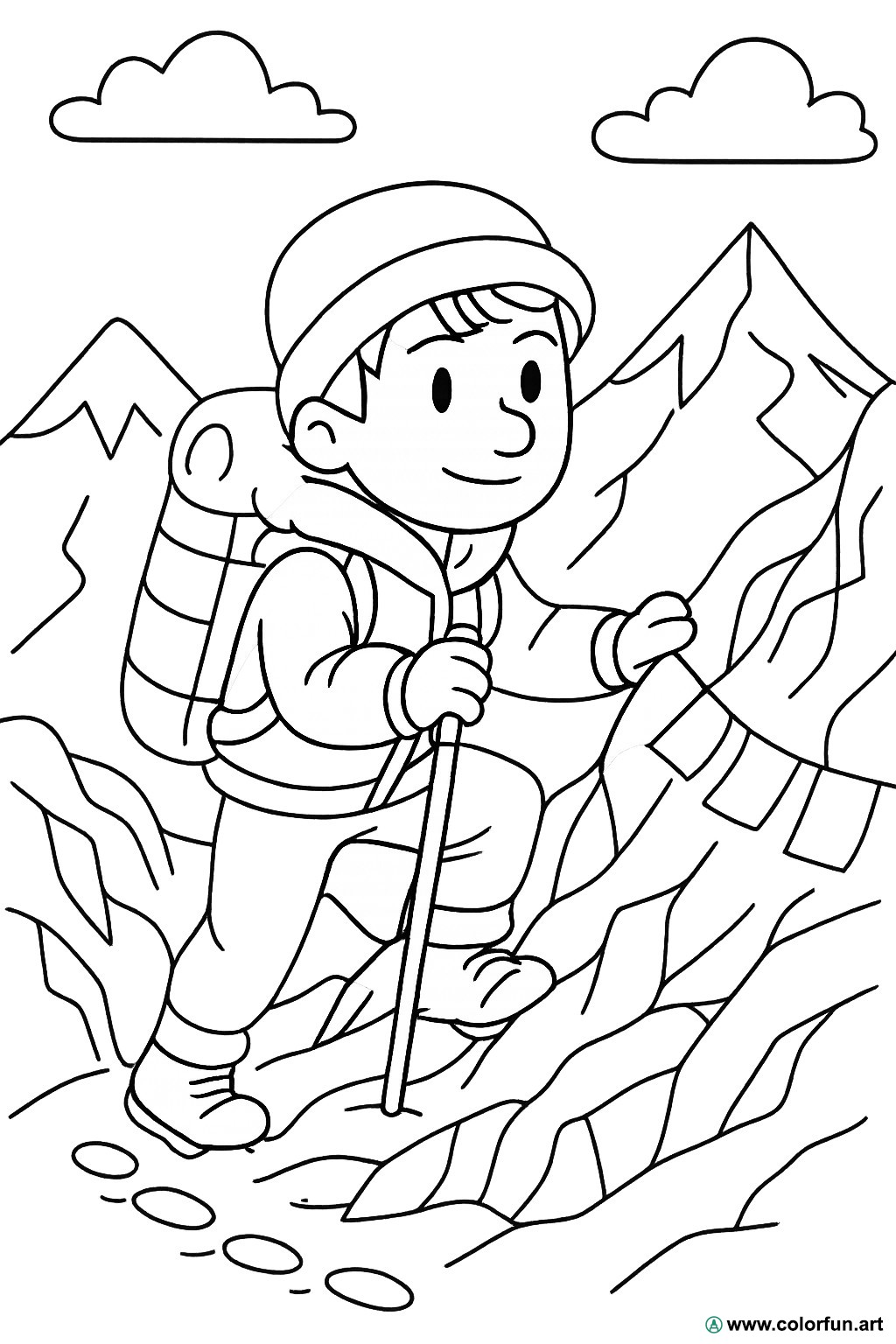 coloriage inoxtag everest