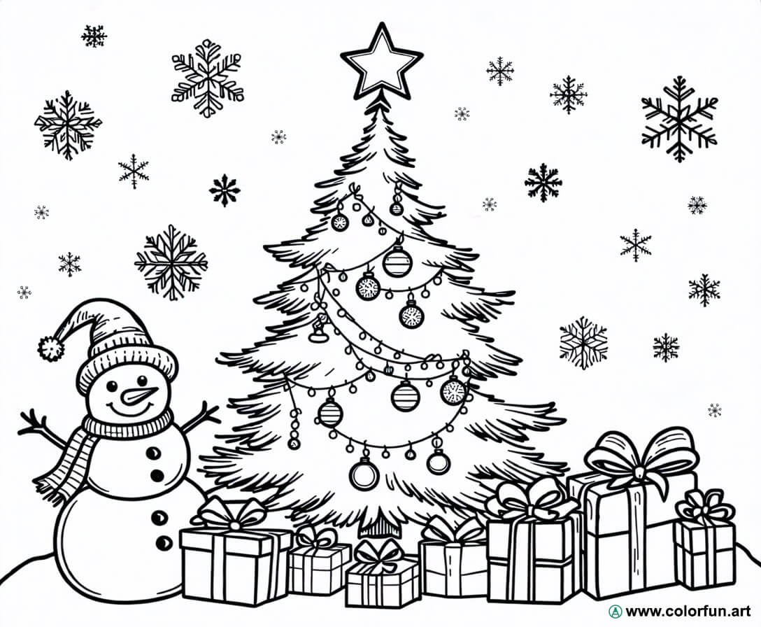 Coloriage Noel Maternelle